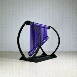 Pendulum Wave Toy with 2 pendula sets