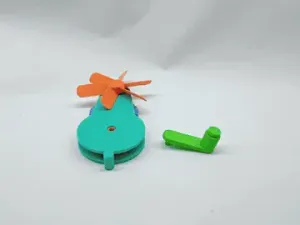 Manual Gear Toy Fan