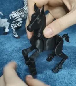 Flexi Horse, Donkey & Zebra Foals, Print-in-place