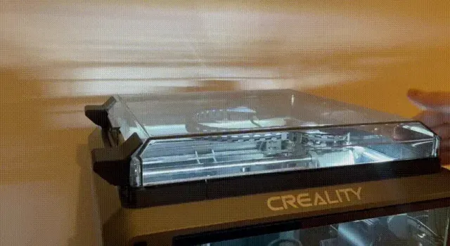 K1/K1C compact lid riser with hinges V2 (Updated)