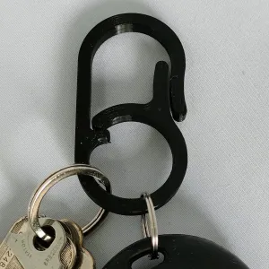 Simple & Easy-Print Carabiner Hook