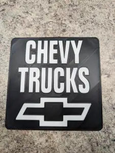 Chevy Trucks Sign / Plaque