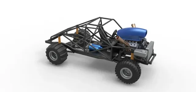Uphill Sand Racing Dragster Base Version 4 Scale 1:25 — Фото 9 из 9