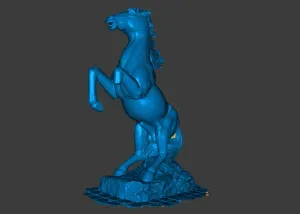 Rising horse(Scanned by CR-Scan Ferret)
