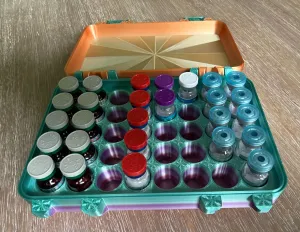 Peptide vail case holder 100/40/15 vail set