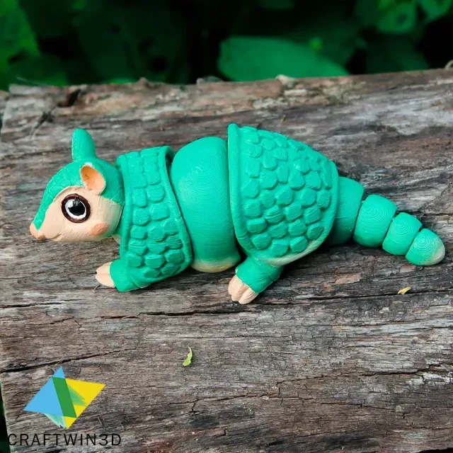 Print-in-Place Flexi Armadillos — Фото 3 из 6