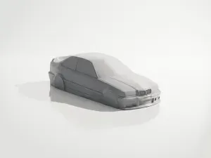 BMW M3 E36 3D Model for Mold Making
