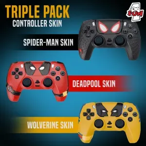 Deadpool, Wolverine, Spider-man Triple pack ps 5 cover contr