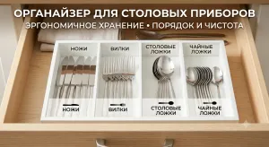 Органайзер для столовых приборов