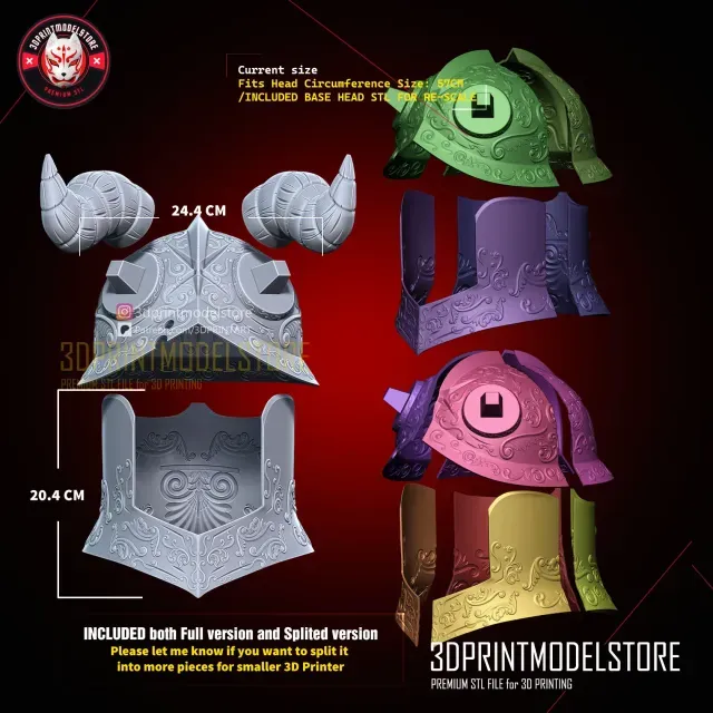 Senshi Helmet - Dungeon Meshi Cosplay - Delicious in Dungeon — Фото 8 из 9