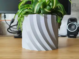 Spinning Spiral Pot and Planter - Easy Vase mode