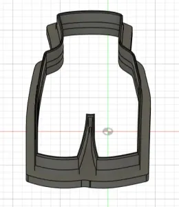 4in Overalls Cutter