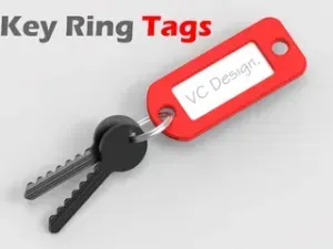 Key Tag Paper Name Key Ring