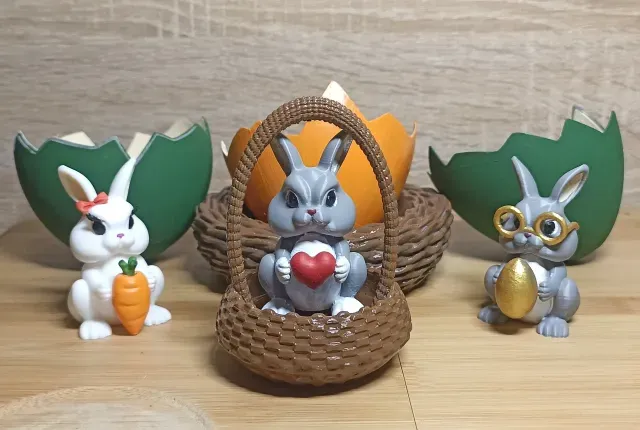 Cute Bunnies - Easter Egg — Фото 2 из 9