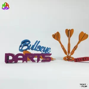 Text Flip - Bullseye