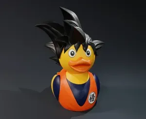 Cute Son Goku Rubber Duck