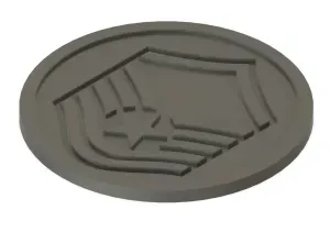 Air Force Master Sargent Coaster w/Holder (holds 6)
