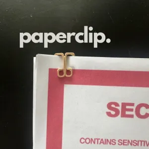 Innovative 3D Printed Paper Clip - Perfect for Your Everyday