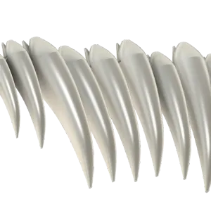 Venom teeth for Halloween pumpkin