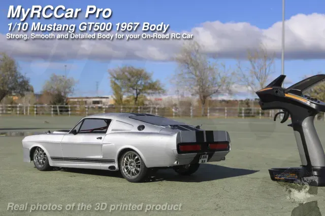 MyRCCar Mustang GT500 1967 1/10 On-Road RC Car Body — Фото 7 из 9
