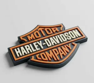 Harley-Davidson Logo 3D