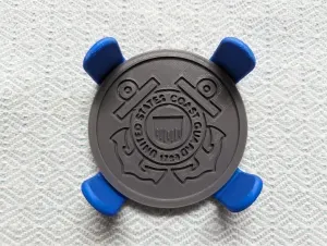 Coast Guard Coaster Set w/holder (holds 6)