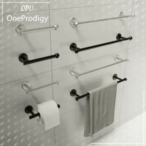 Bathroom Set - Towel Holder Bar / Toilet Paper Dispenser
