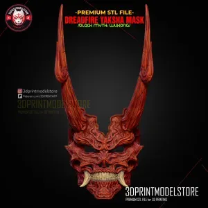 Black Myth Wukong - Dreadfire Yaksha Mask - Premium STL