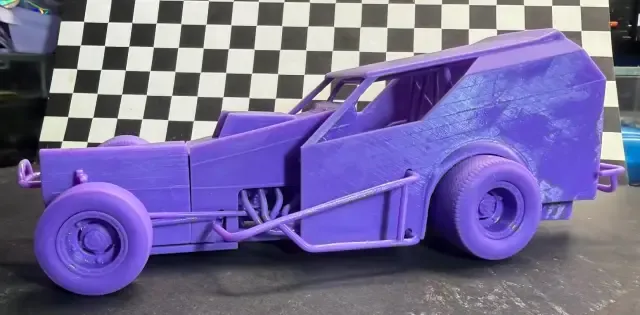 Vintage Dirt Modified stock car Version 7 Scale 1:25 — Image 9 of 9