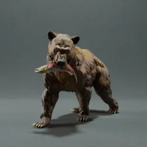 🐻 Majestic Hunting Bear – Realistic 3D Model! 🐻