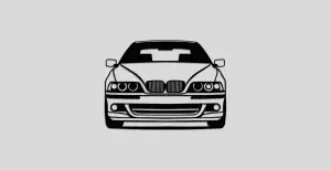bmw m5 e39 front silhouette