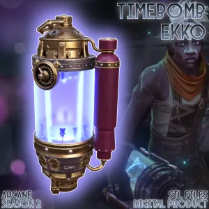 Ekko Timebomb Z Drive Cosplay Prop Arcane