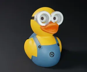 Cute Minion Rubber Duck
