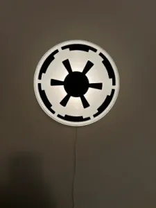 Star Wars Galactic Empire lamp