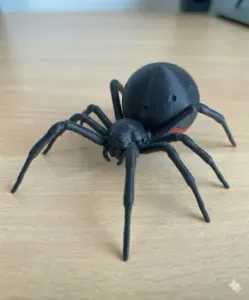 The most realistic black widow spider