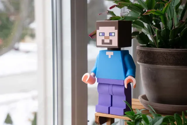 ⛏️ Minecraft Steve Giant Minifigure (16") – Blocky Adventure — Фото 4 из 9