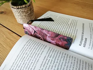Crimson Flow Bookmark