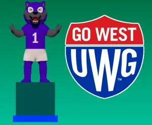 NCAA - university of west georgia mascot statue - 3d print