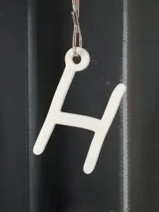H keychain