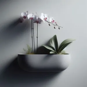 Wall-Mounted Orchid Planter – A Vertical Garden