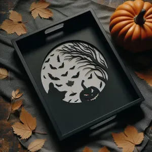 Halloween Treat Tray – Spooky & Sweet Storage for Your Can