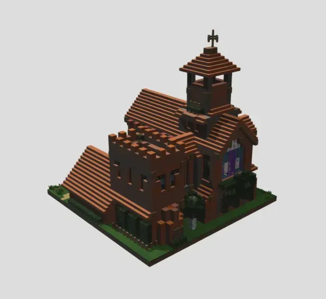 Minecraft Cathedral — Фото 3 из 4