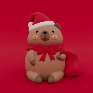 Christmas Special - Kawaii Capybara 02