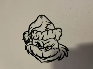 Grinch Christmas Wall Decoration