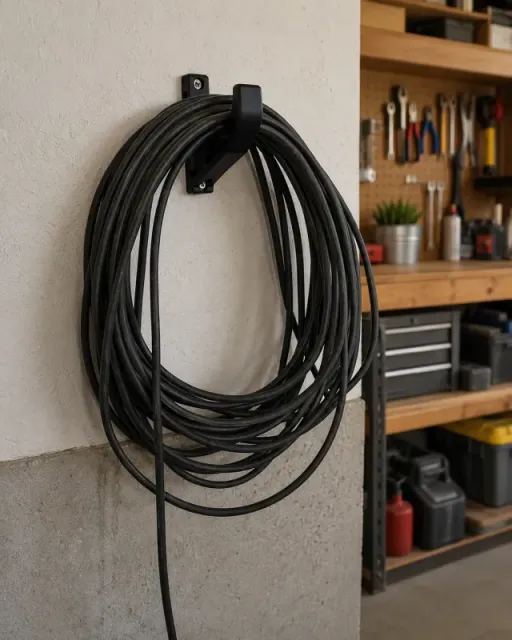 Garage Wall Hook (V3) for Cables, Hoses & Extension Cords — Image 2 of 9