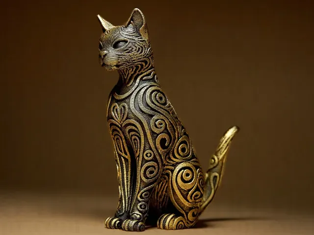 Designer CAT Sculpture — Image 5 of 9