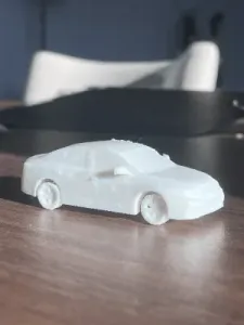 A fun toy car designed for decor or children's toys!