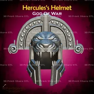 Hercules Helmet Cosplay God of War - STL File