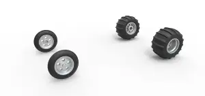 Wheel Set for Vintage Sand Rail Buggy Scale 1:25