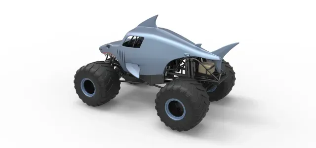 Shark Monster Truck Scale 1:25 — Фото 7 из 9
